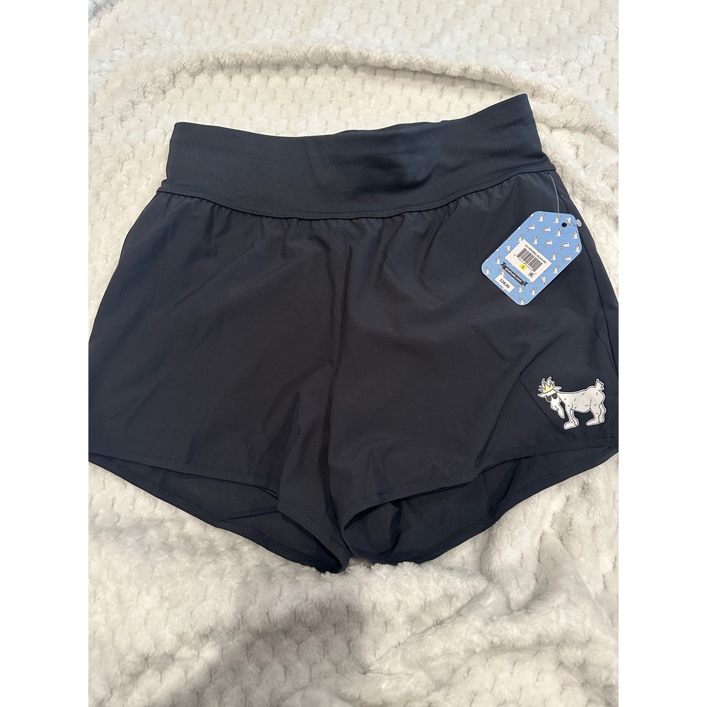 GOAT USA Womens Athletic Shorts Black GU-1509-SMALL-BLACK-WG Size Small NWT